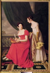 Madame Riesener y su hermana, Madame Longroy, 1802